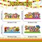 4-Pack Cinco de Mayo Wooden Table Centerpiece Set – “Happy Cinco de Mayo”, “Let’s Fiesta”, Taco Bar & Mexican Fiesta Table Decor Signs for Party, Tiered Tray & Home Decoration